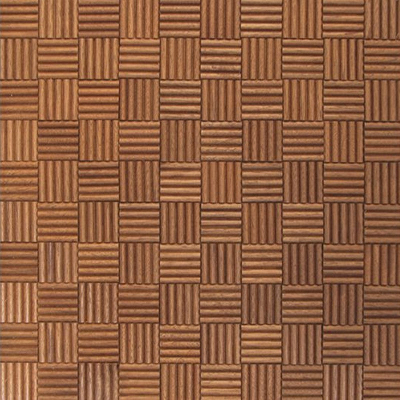 Sapele Pattern Design Wood Mosaic Tiles
