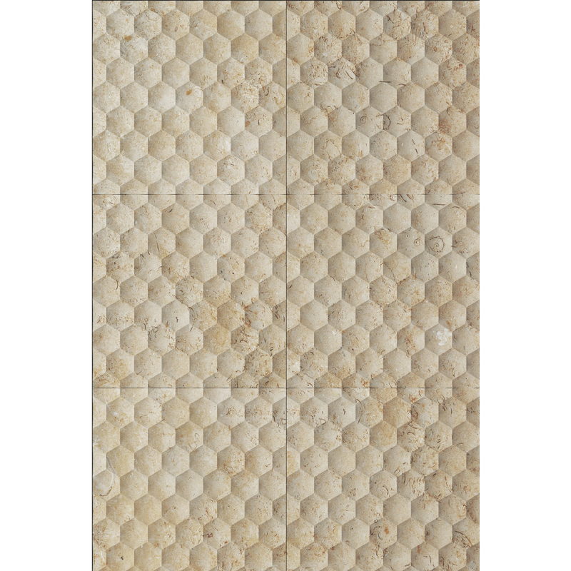 Seabed Limestone Field Dimensional Stone Wall Tile