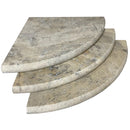 Silver shower corner shelf 9 inch SKU-HSSSSTW901 multi top view