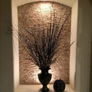 Travertine Noce Brown Split Face Mosaic Tile