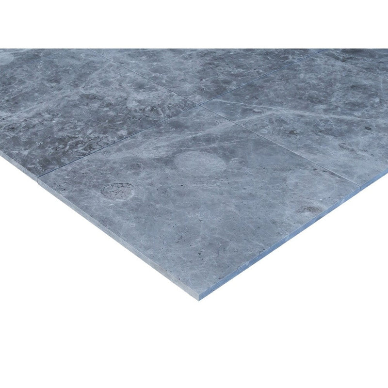 tundra earth grey marble tile surface polished edge straight SKU-10087356 product shot thickness  view