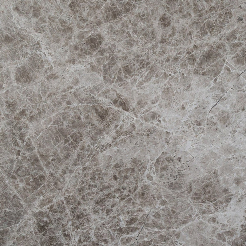 tundra light grey marble tile surface polished size 12"x24" thickness 1/2" edge straight SKU-10087361 product shot close up view